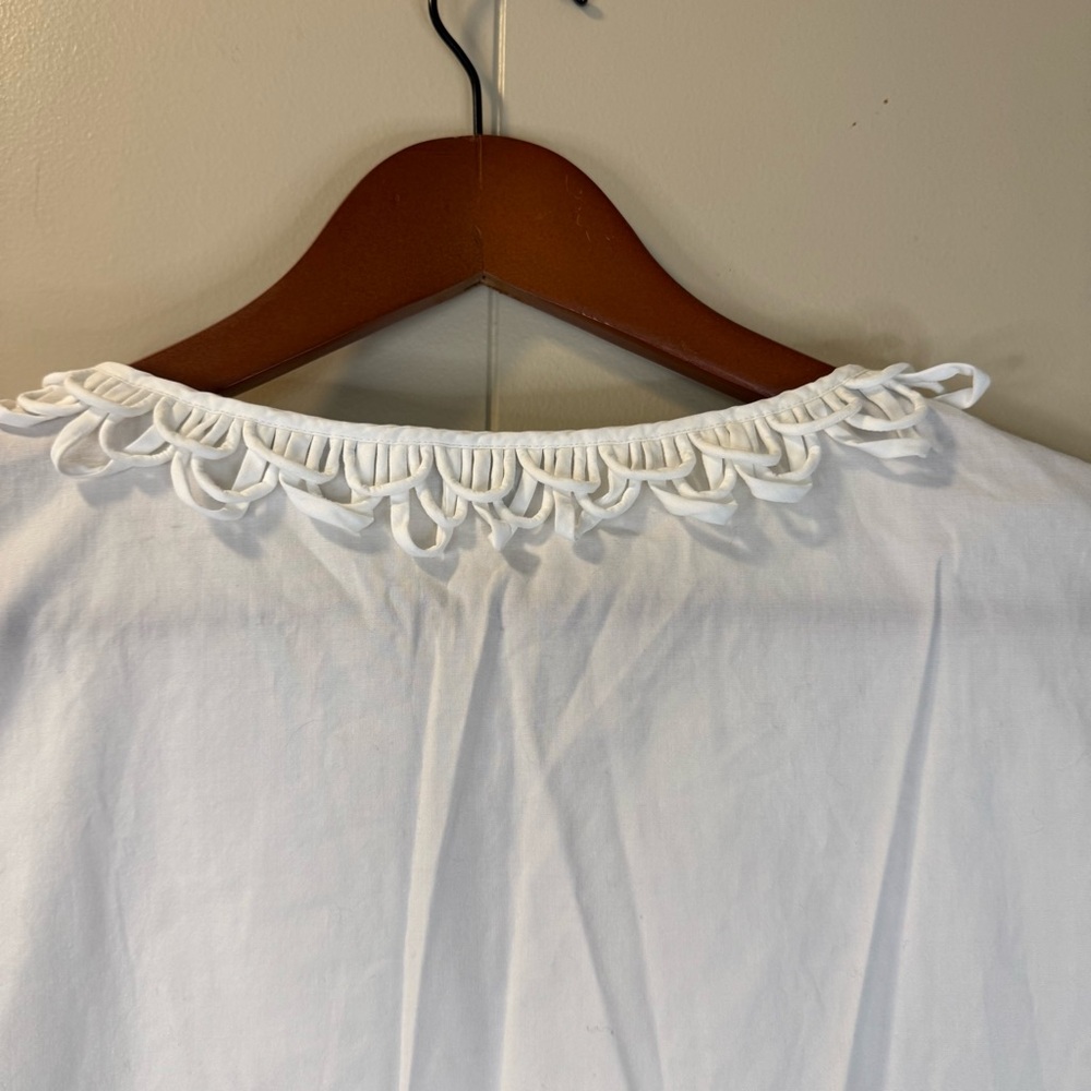 Talbots White Tank Top Women’s Size 14 Casual Vacation Summer Stretch - Picture 5 of 7